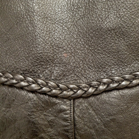 Jamin Leather men's black leather vest Size 40 lace up sides 4 pockets snaps - Picture 16 of 16